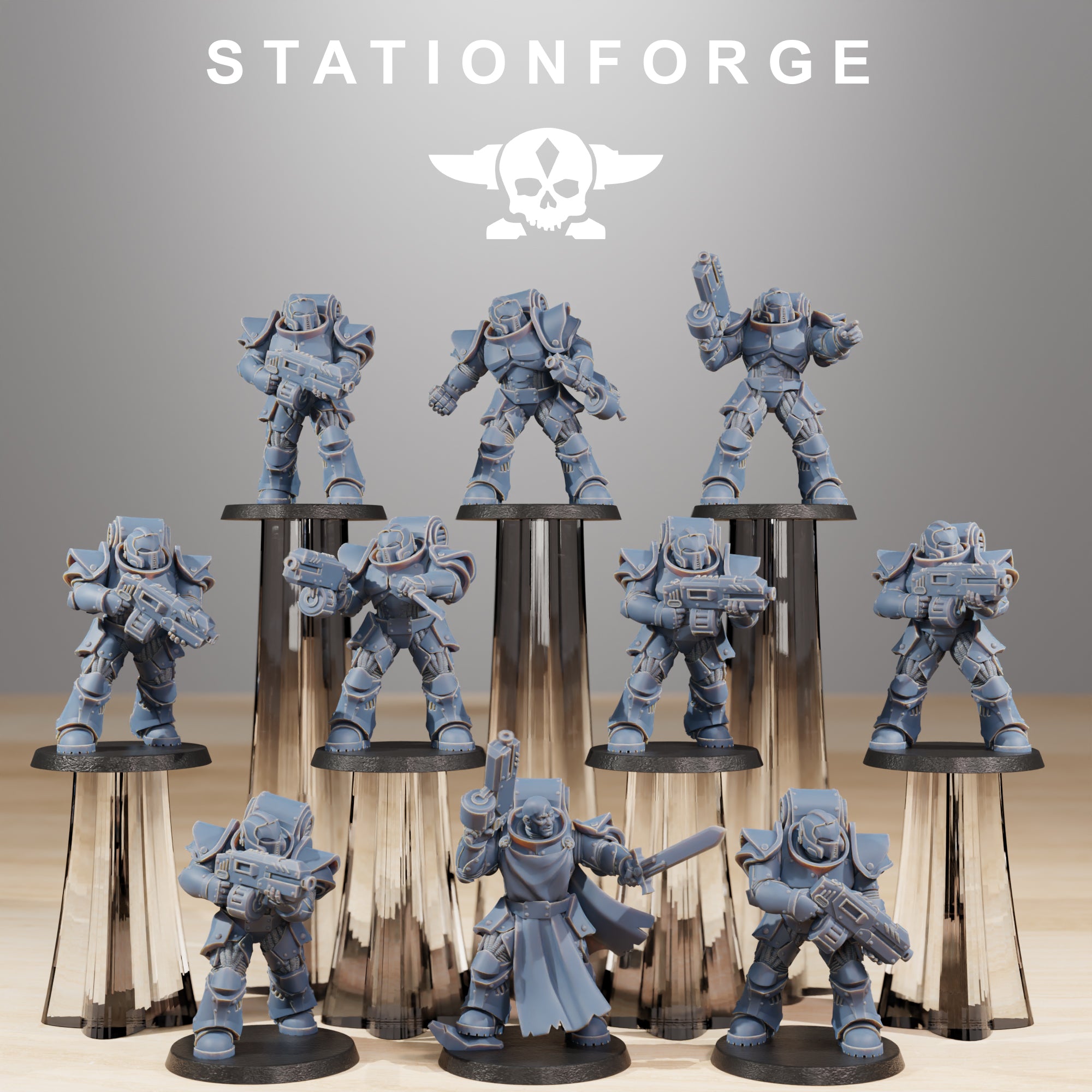 Station Forge 10 x Socratis Legion Infantry with Bases