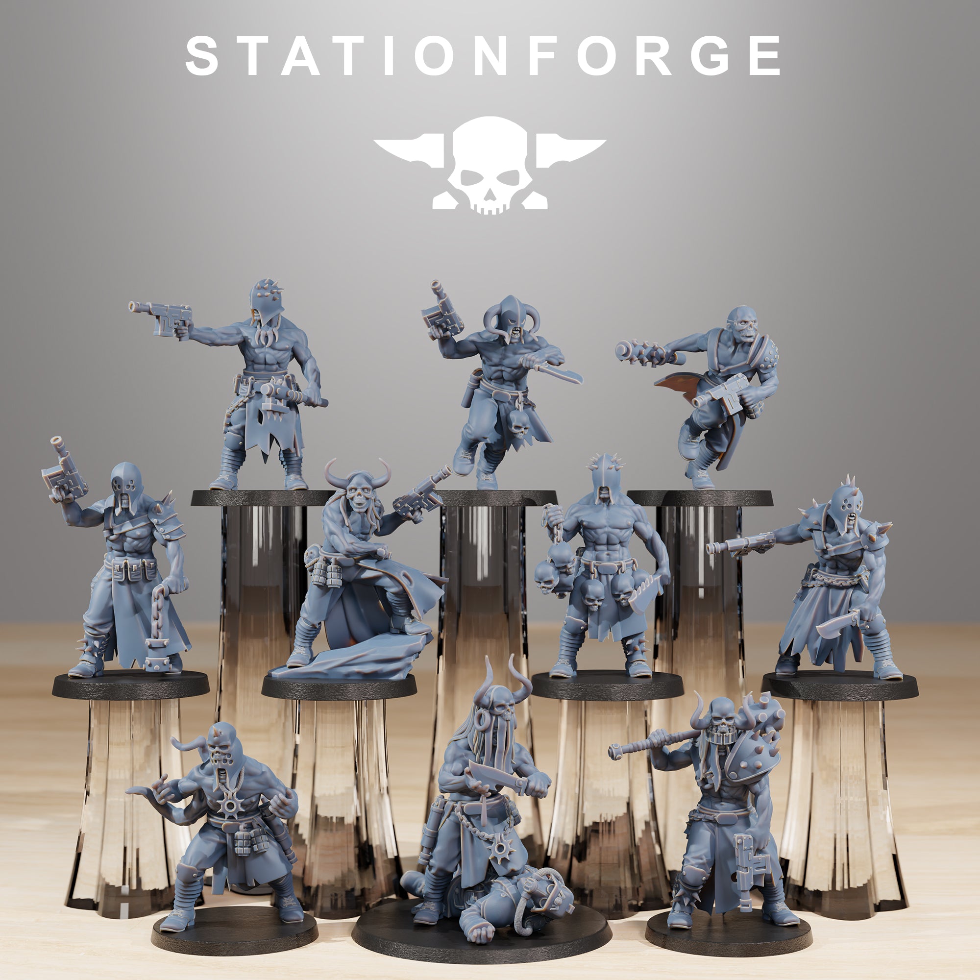 Station Forge 10 x Corrupted Guard Sectarians with Bases