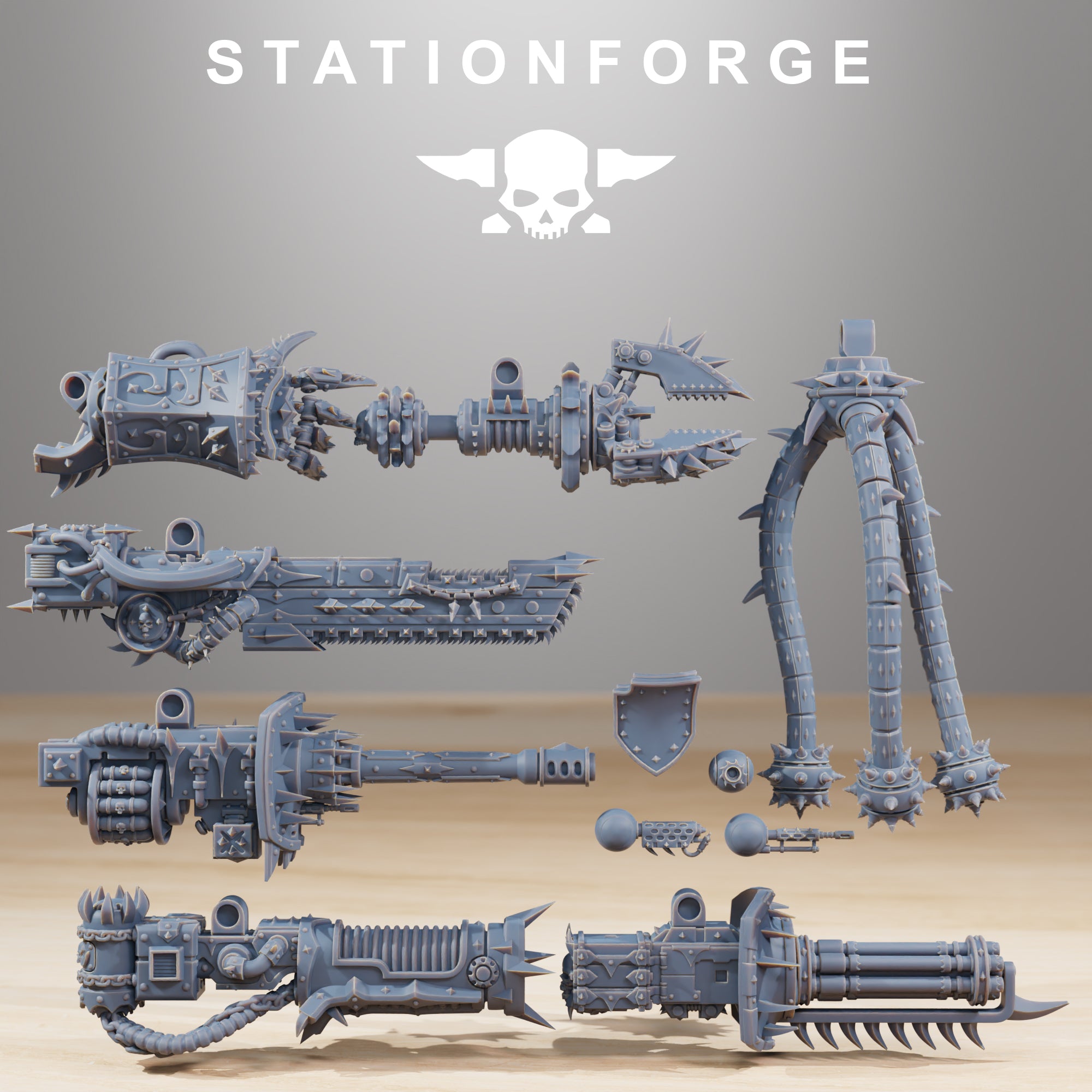Station Forge Pythonicus Defender MKII with all Options