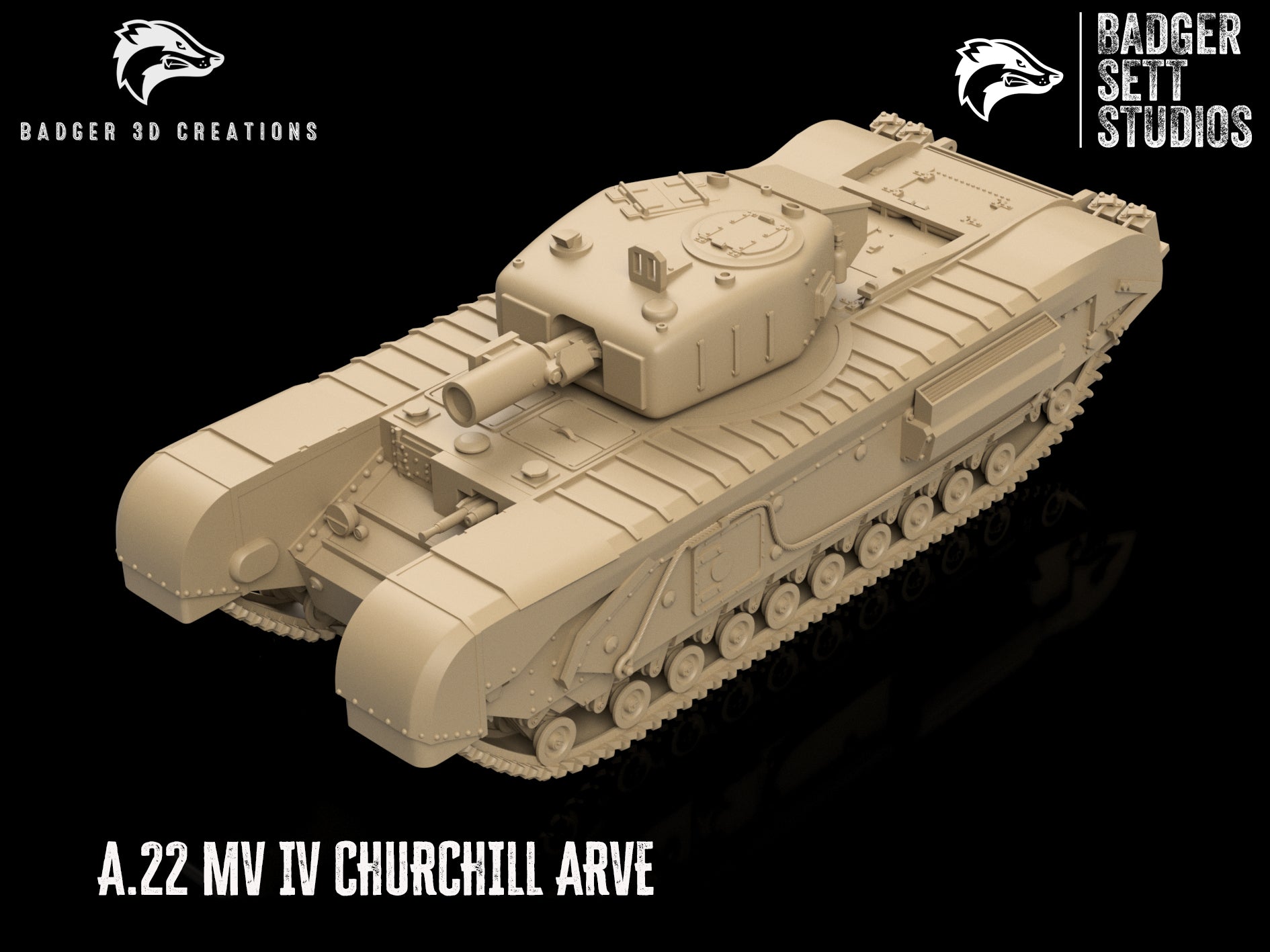 British A.22 MK IV Churchill ARVE
