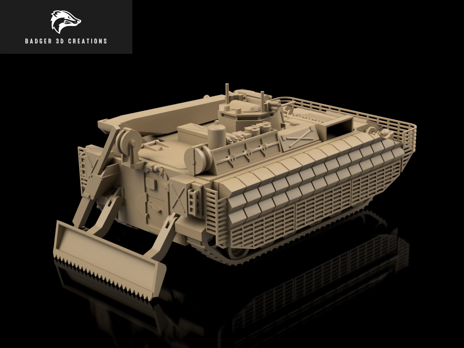 British FV513 Engineer Vehicle - Badger 3D Exclusive