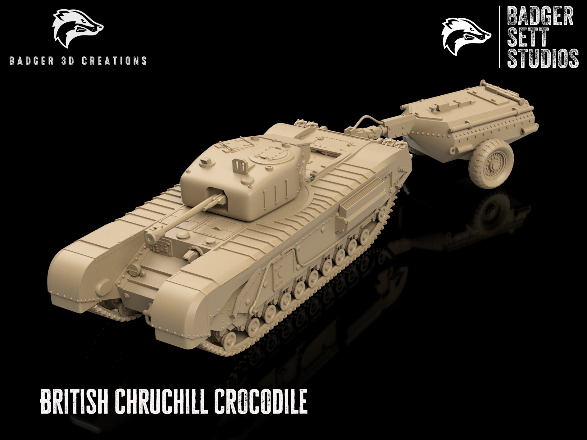 British Churchill Crocodile