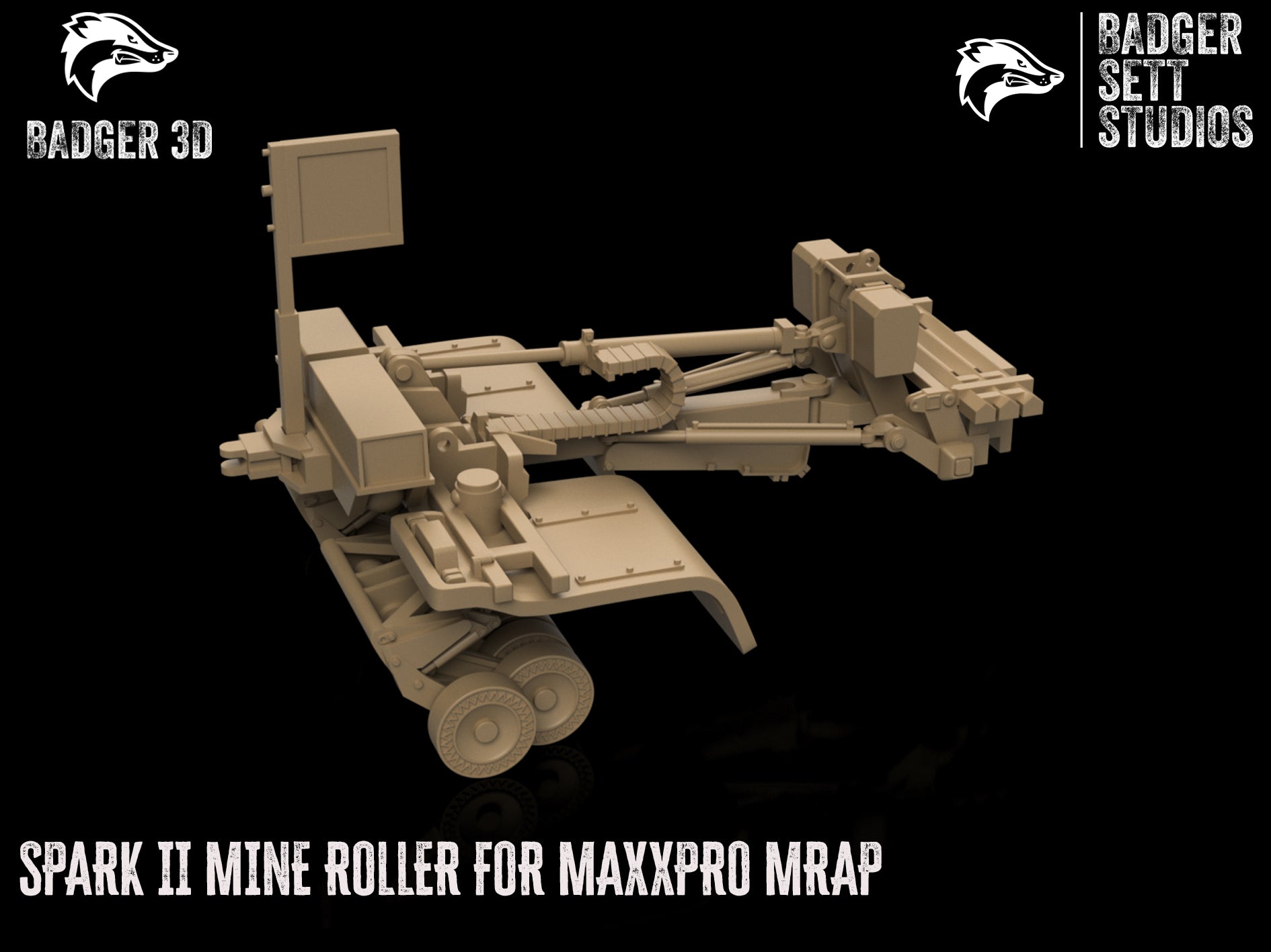 SPARK II Mine Roller for MaxxPro MRAP