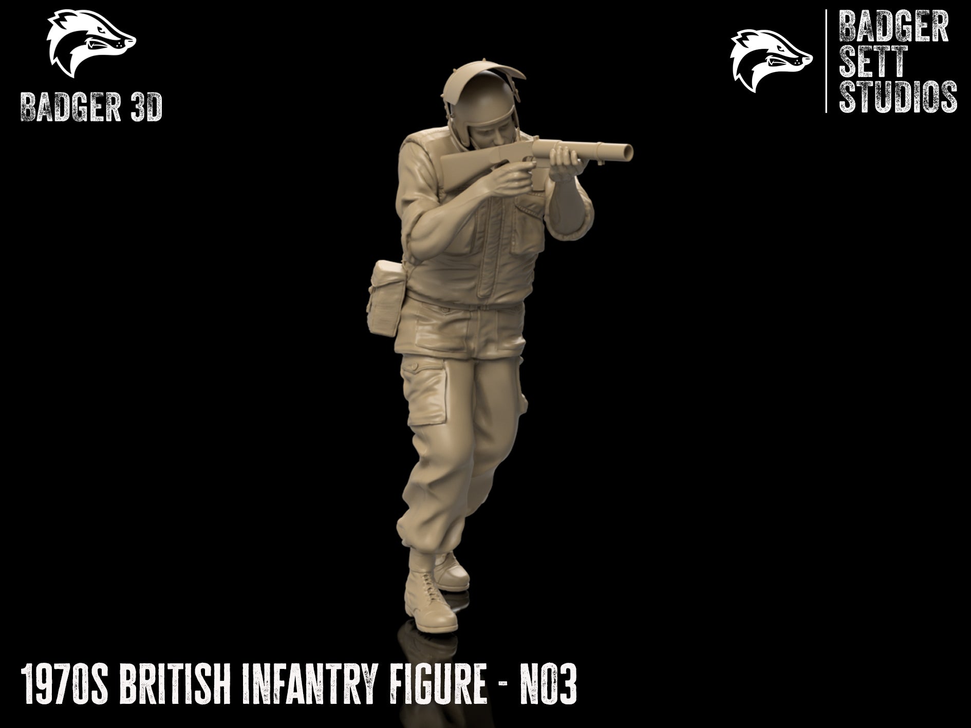 1970s British Infantry Figure (No3) - NI