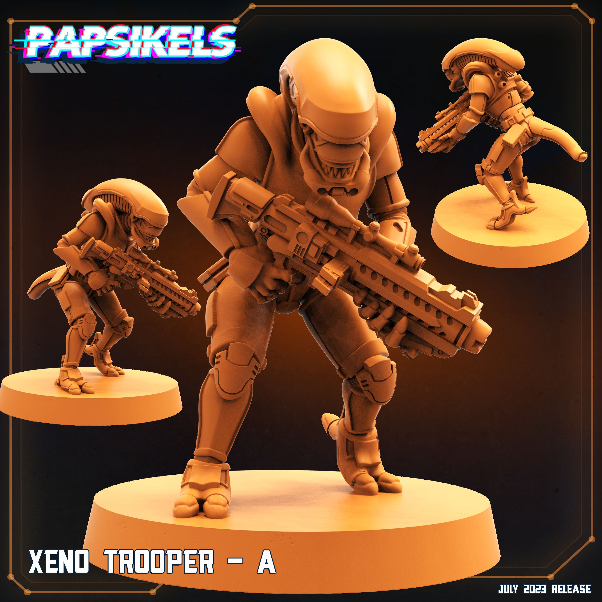 Papsikel 5 x Xeno Troopers