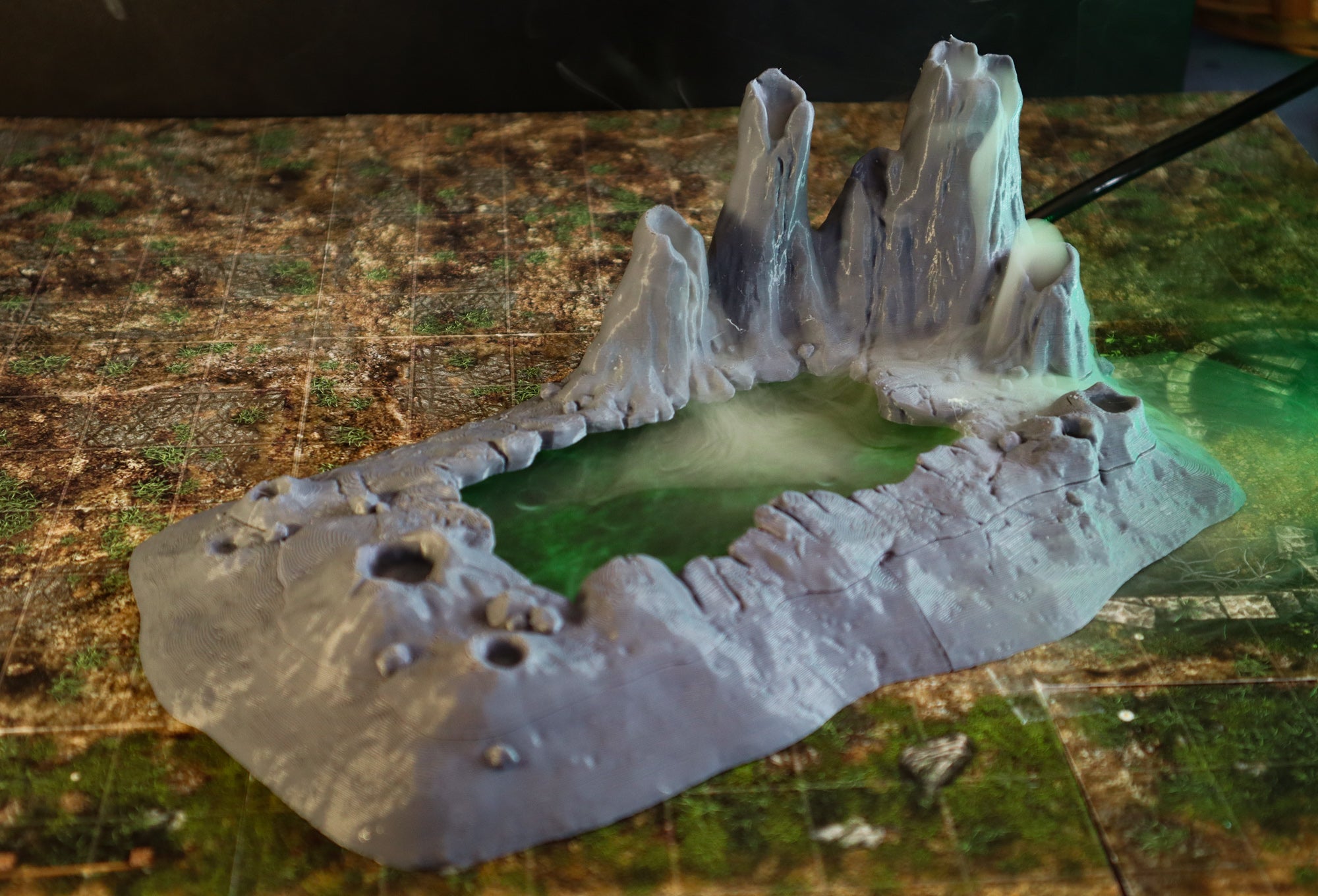 3D Printed Acid Lake Terrain | Objective