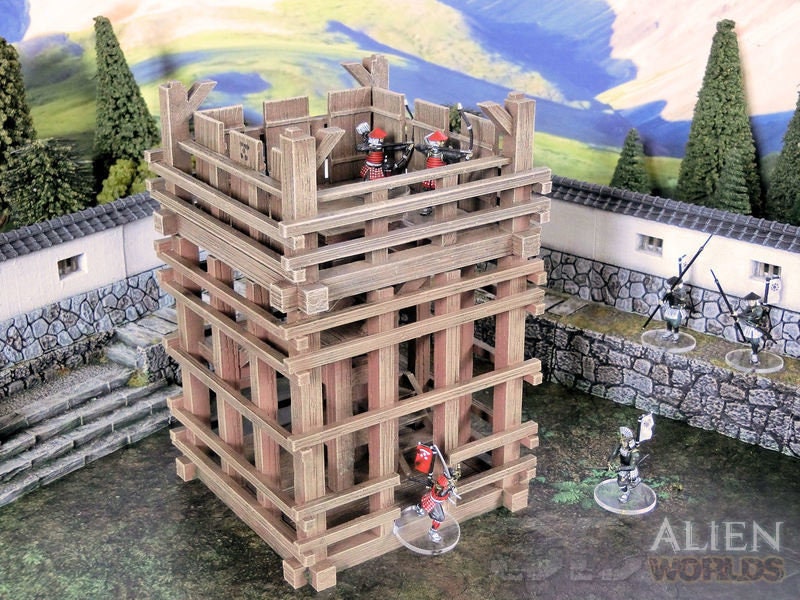 3D Printed Samurai Watch Tower
