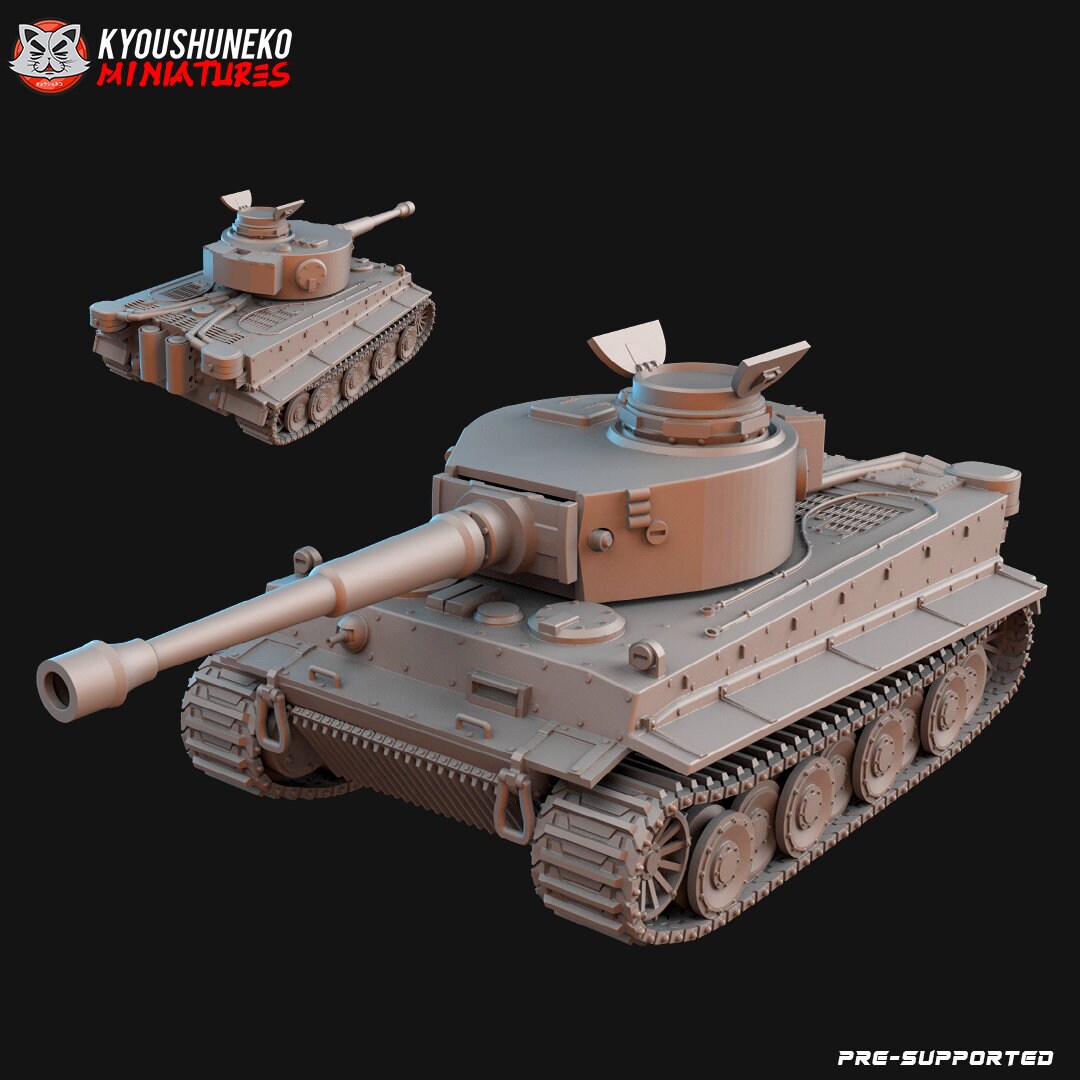 Kyoushuneko German WWII Tiger Tank