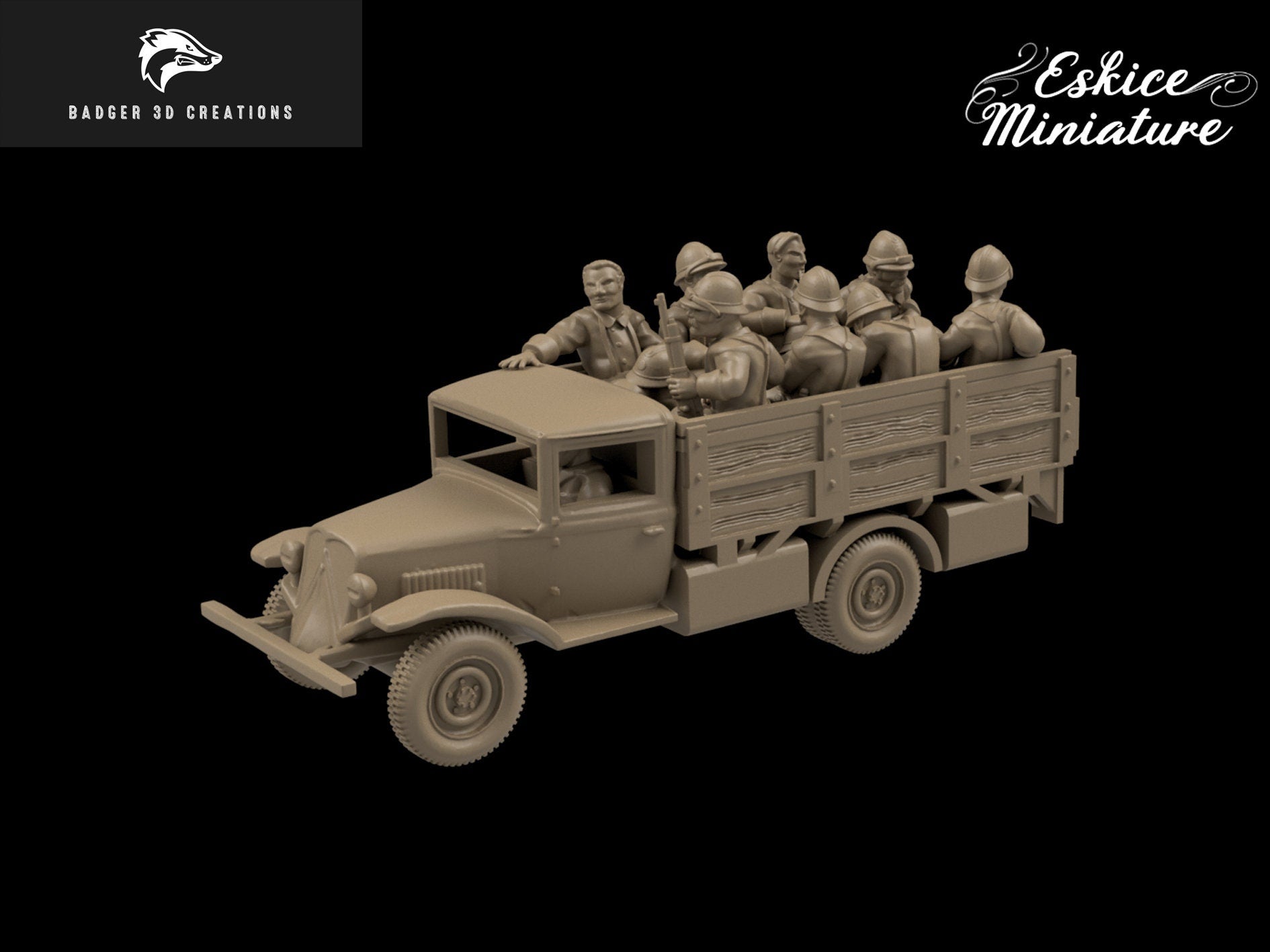 WWII French Citroen U23 Transport