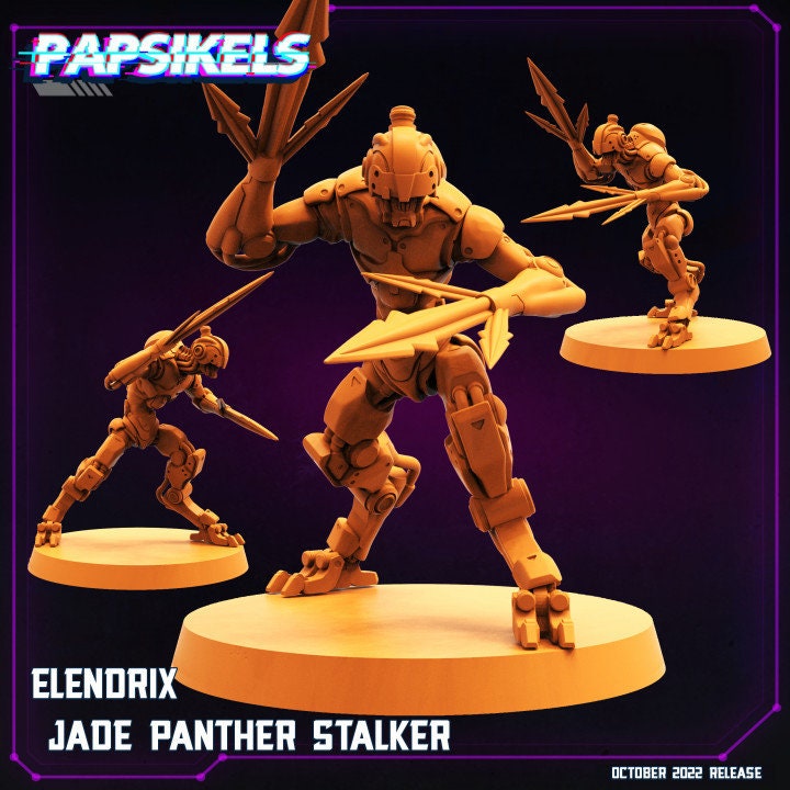 5 x Jade Panther Stalkers