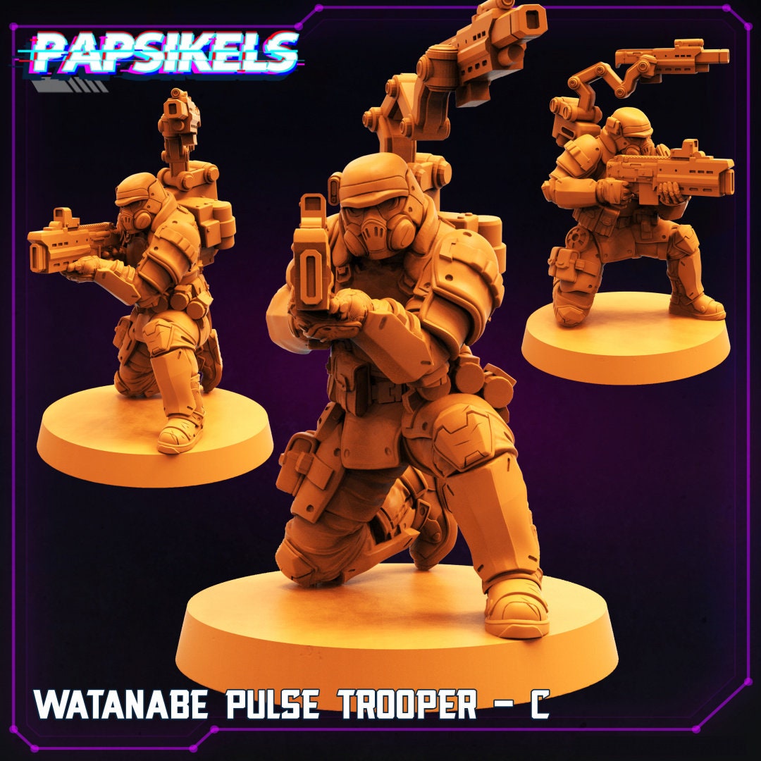 4 x Wantanabe Pulse Troopers