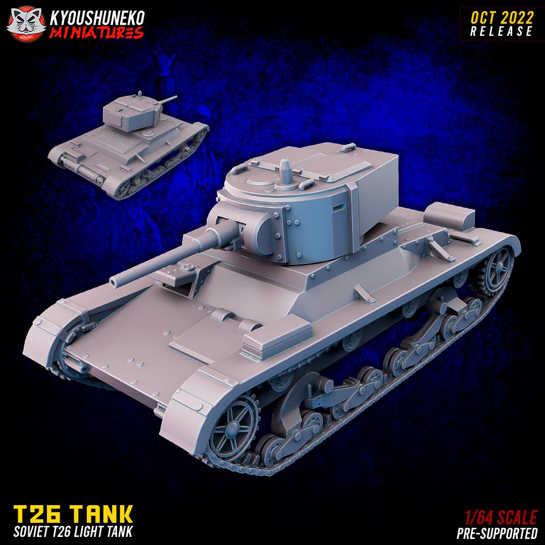 Kyoushuneko Soviet WWII T26 Tank