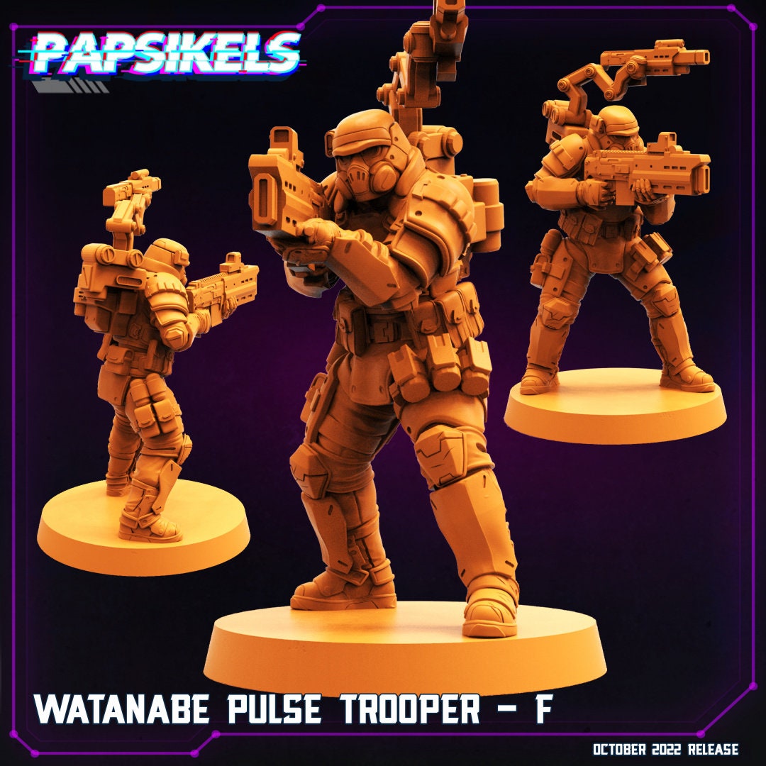 4 x Wantanabe Pulse Troopers
