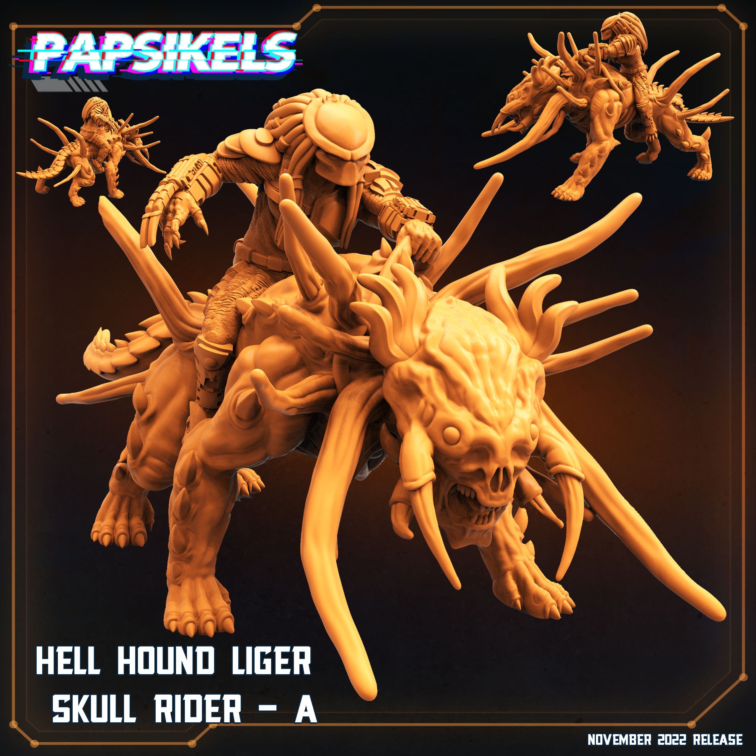 Papsikel Hell Hound Skull Riders