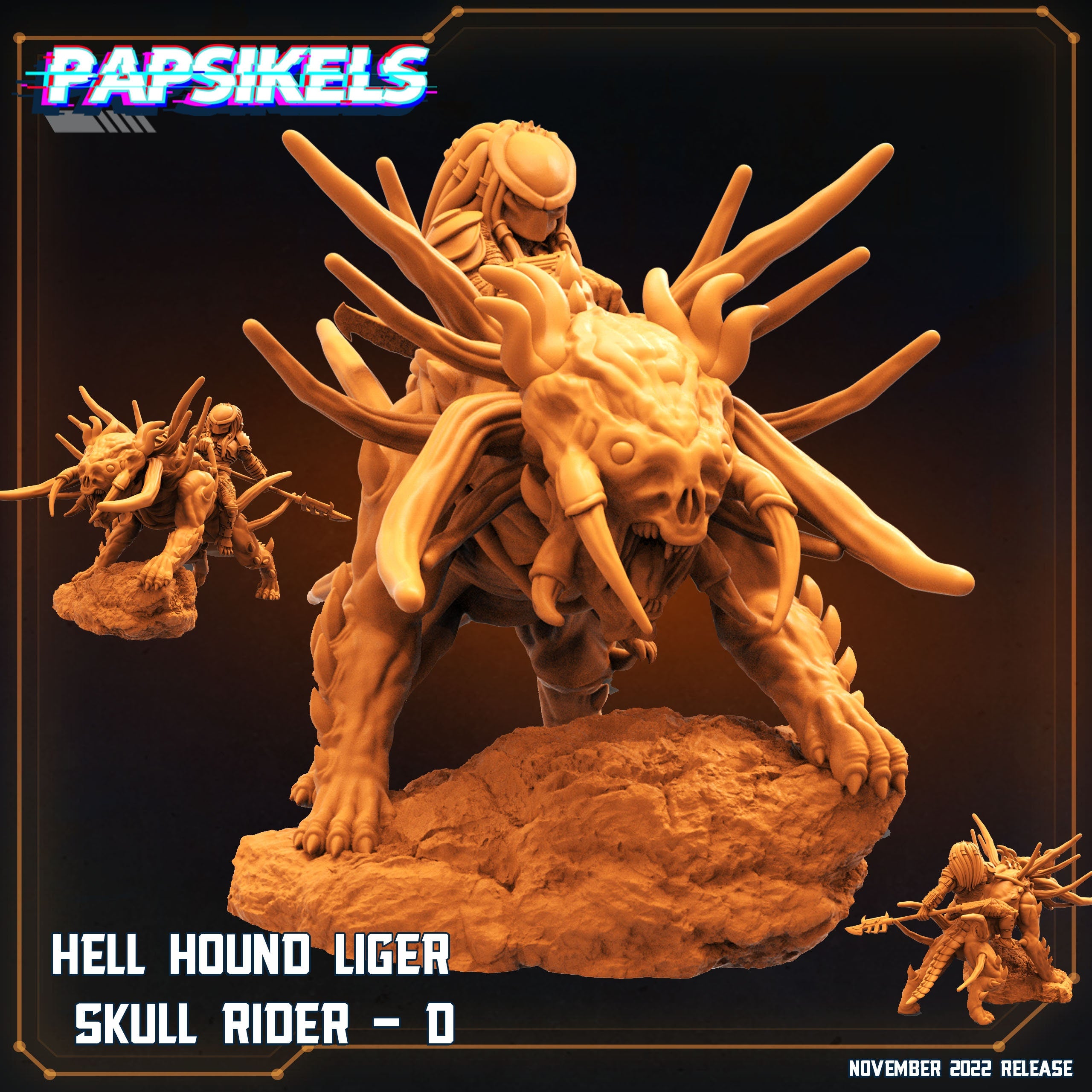 Papsikel Hell Hound Skull Riders