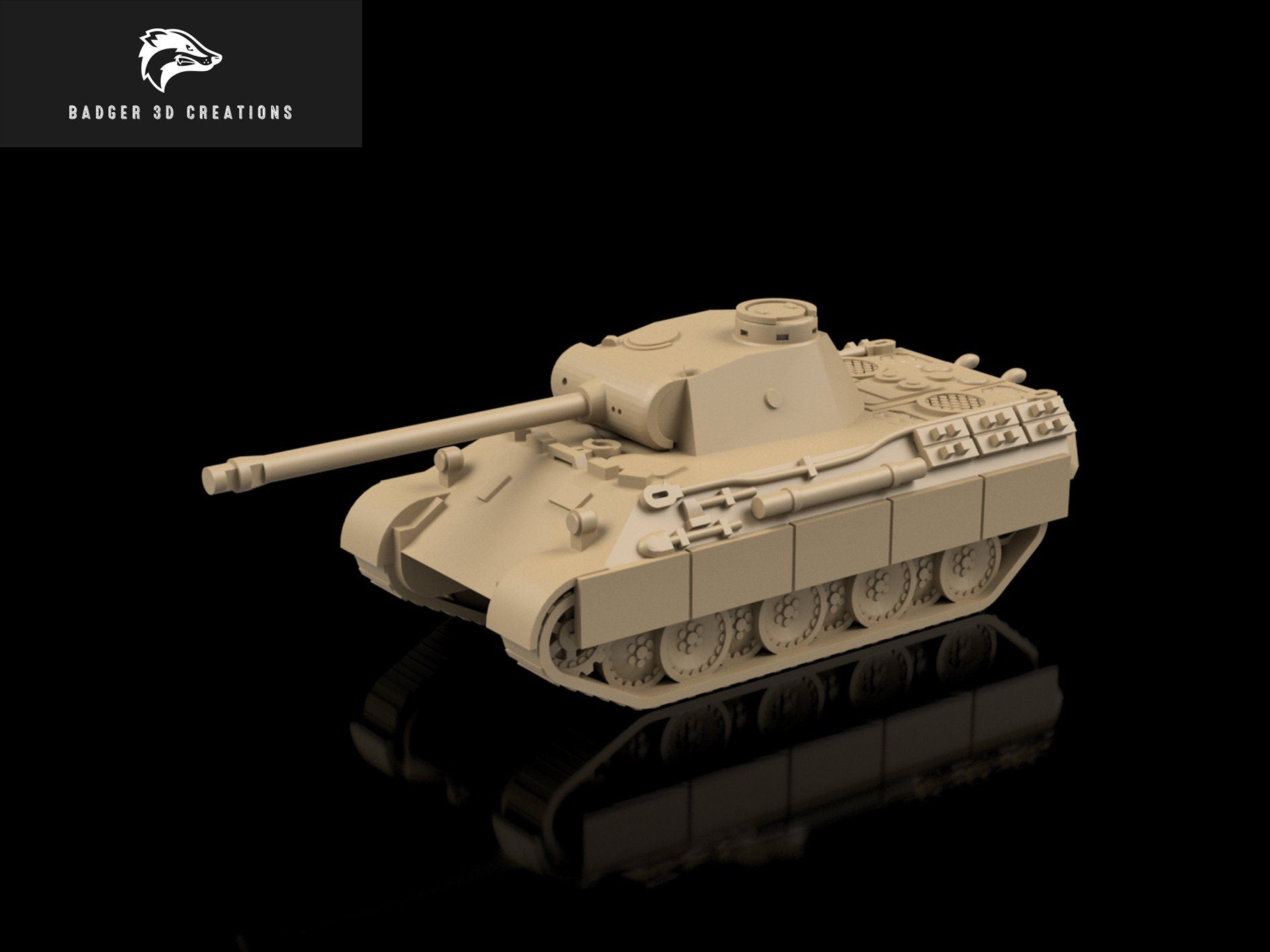 WWII German Ausf D Panther Tank