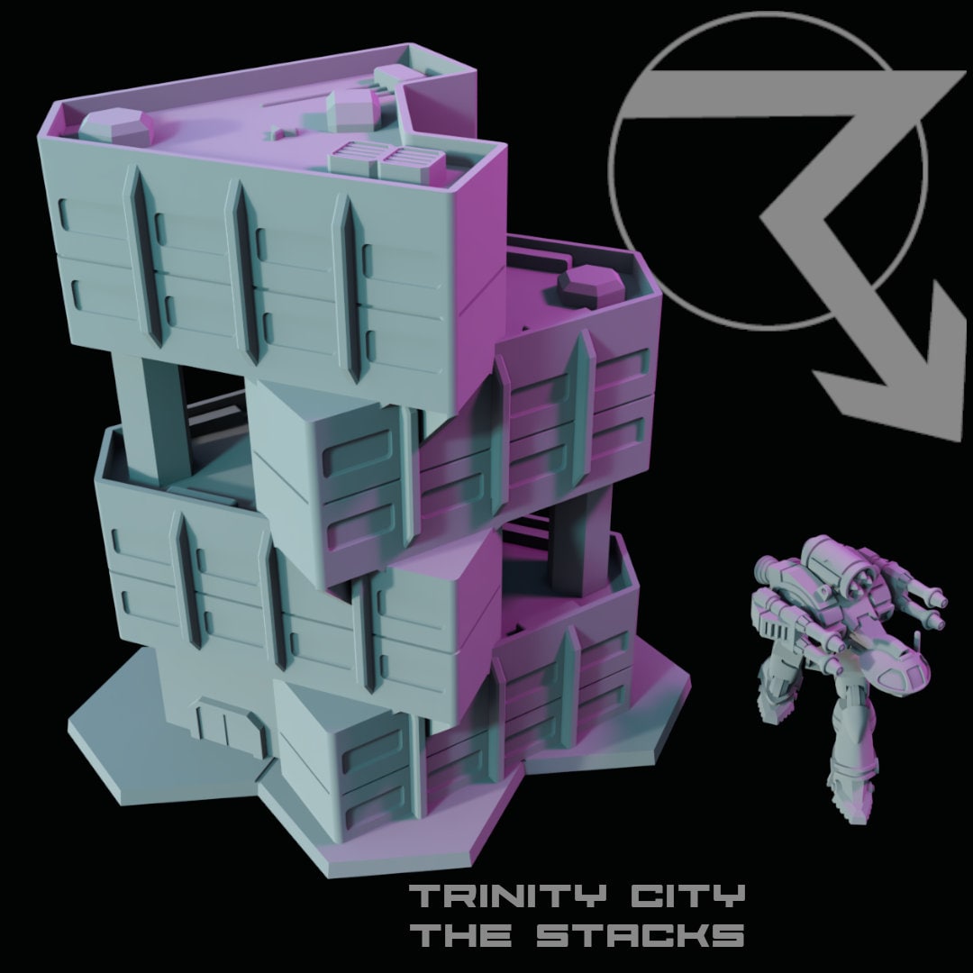 HEXTECH Trinity City Stack Habitat for Battletech