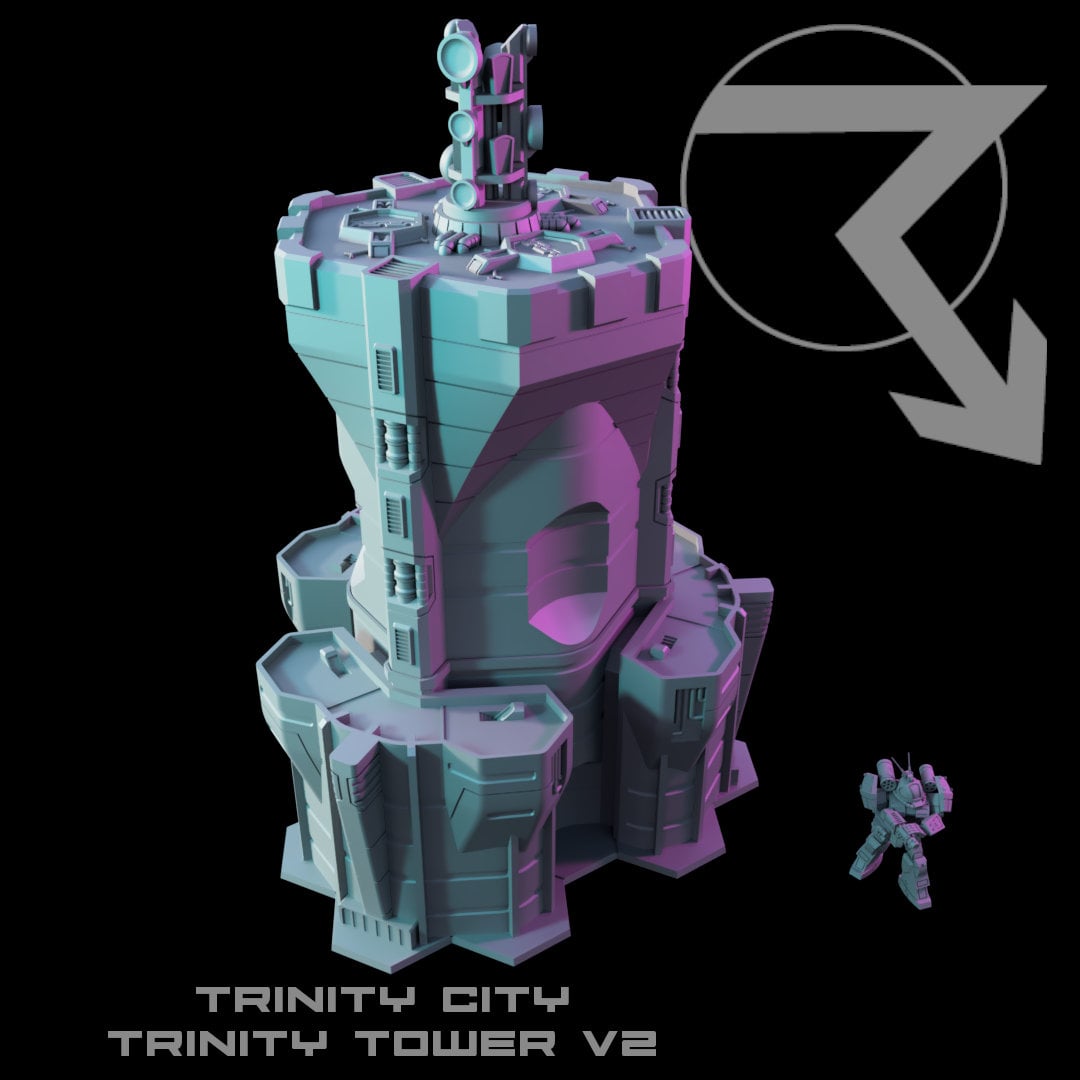 HEXTECH Trinity Tower for Battletech