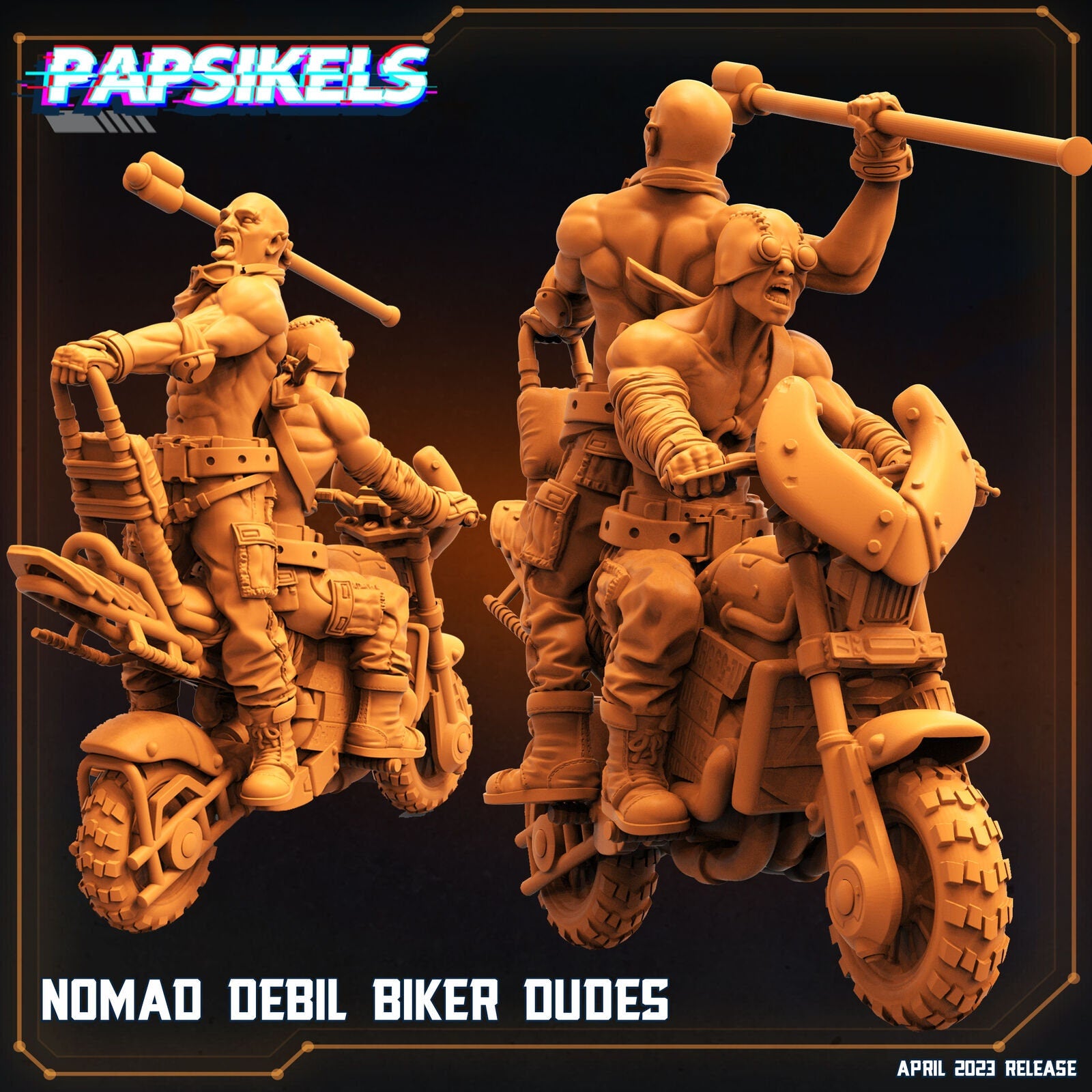 Papsikel War Dude Bikers
