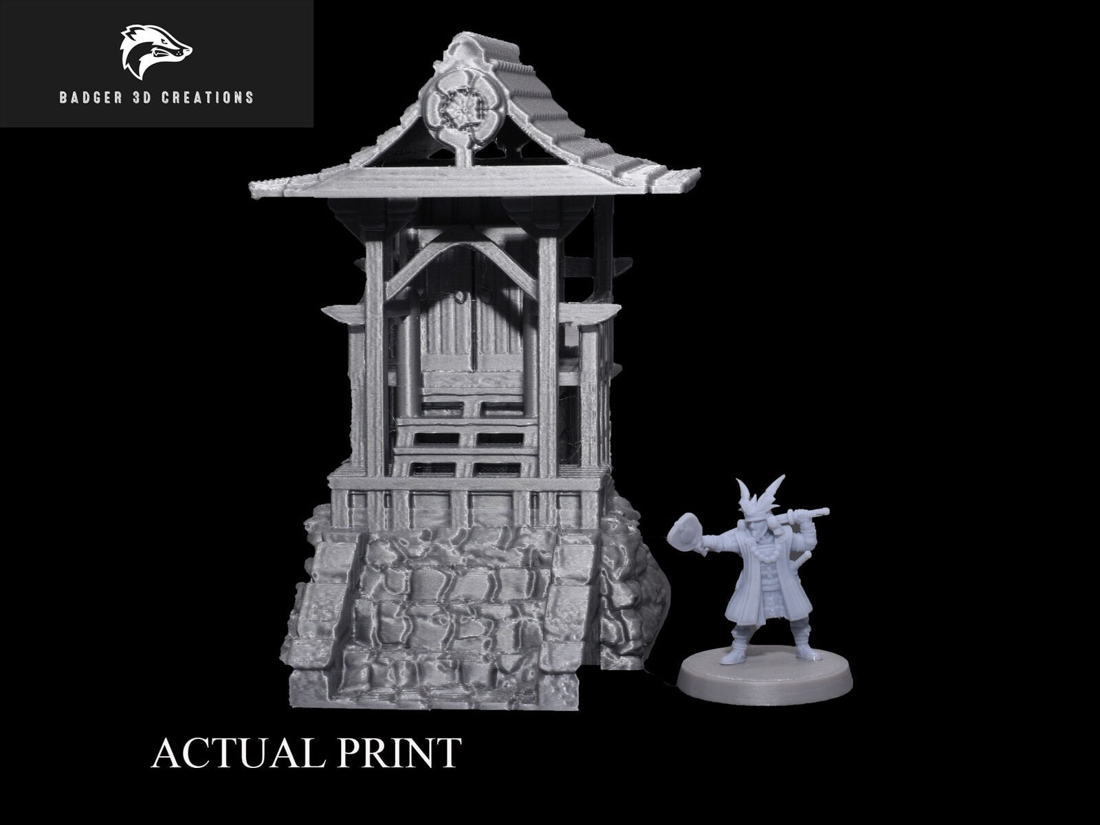 3D Printed Samurai Shinto Shrine