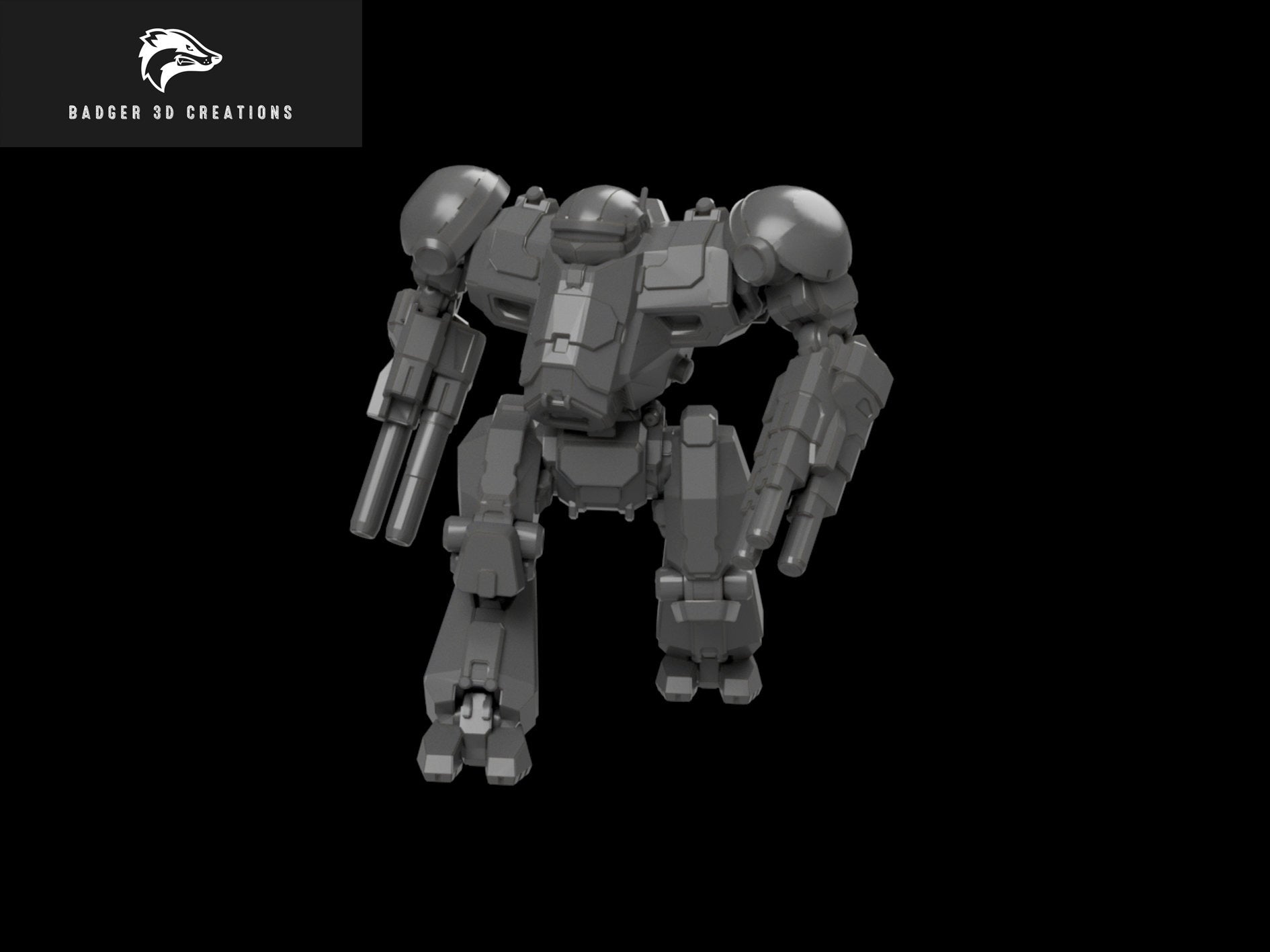 Novacat Prime Mech for Battletech - 6mm Scale - Resin with Hex Base